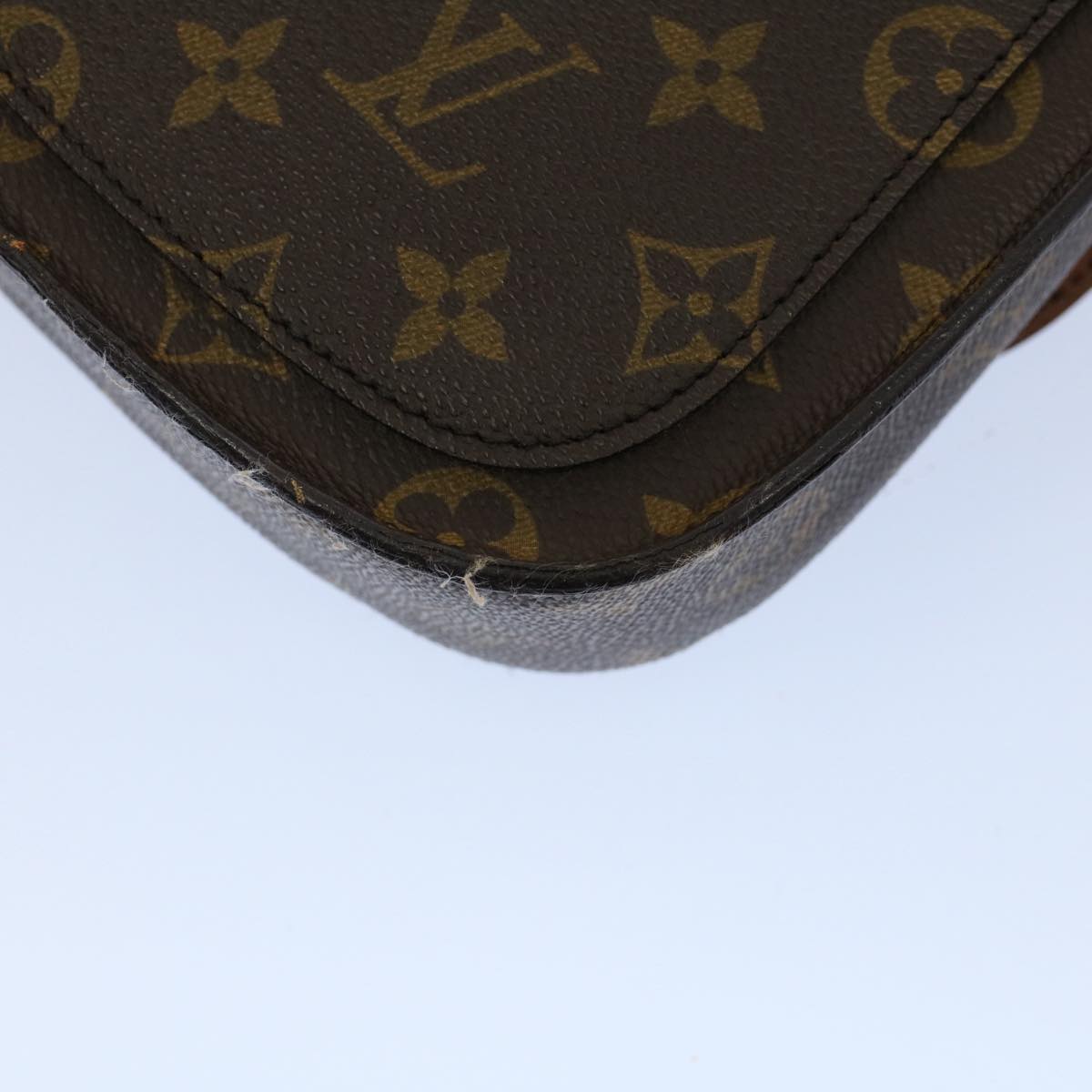 LOUIS VUITTON Monogram Saint Cloud MM Shoulder Bag M51243 LV bs8349