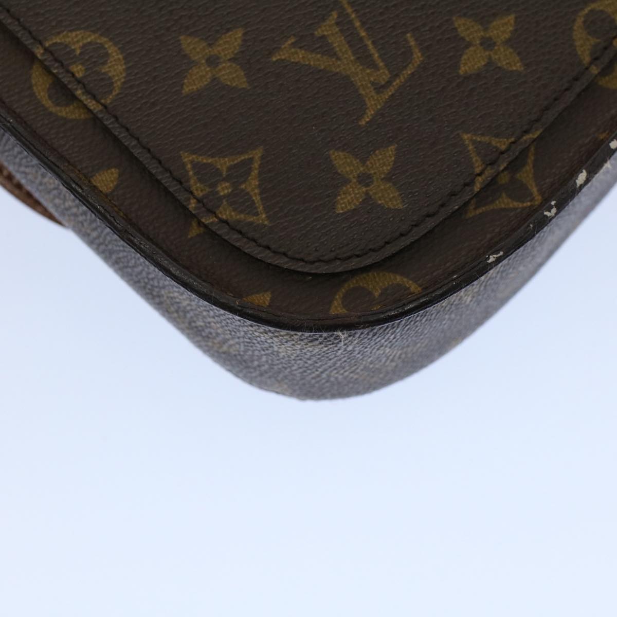 LOUIS VUITTON Monogram Saint Cloud MM Shoulder Bag M51243 LV bs8349