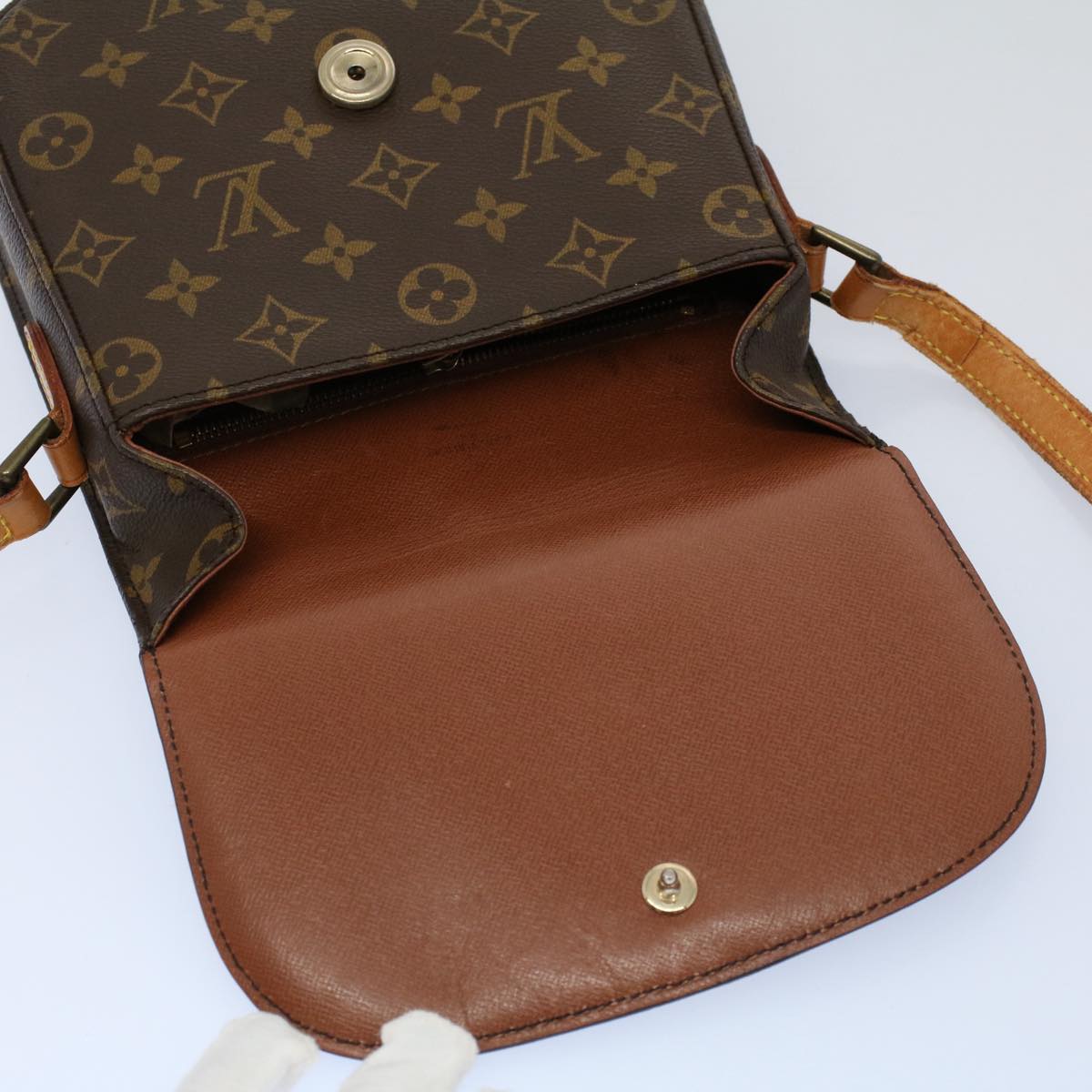 LOUIS VUITTON Monogram Saint Cloud MM Shoulder Bag M51243 LV bs8349