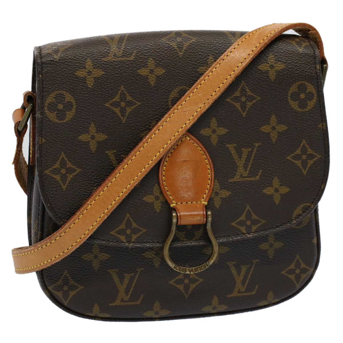 LOUIS VUITTON Monogram Saint Cloud MM Shoulder Bag M51243 LV bs8349