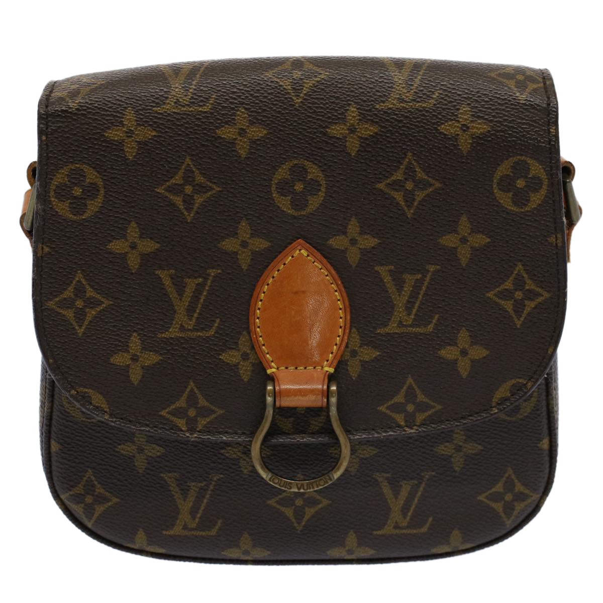 LOUIS VUITTON Monogram Saint Cloud MM Shoulder Bag M51243 LV bs8349