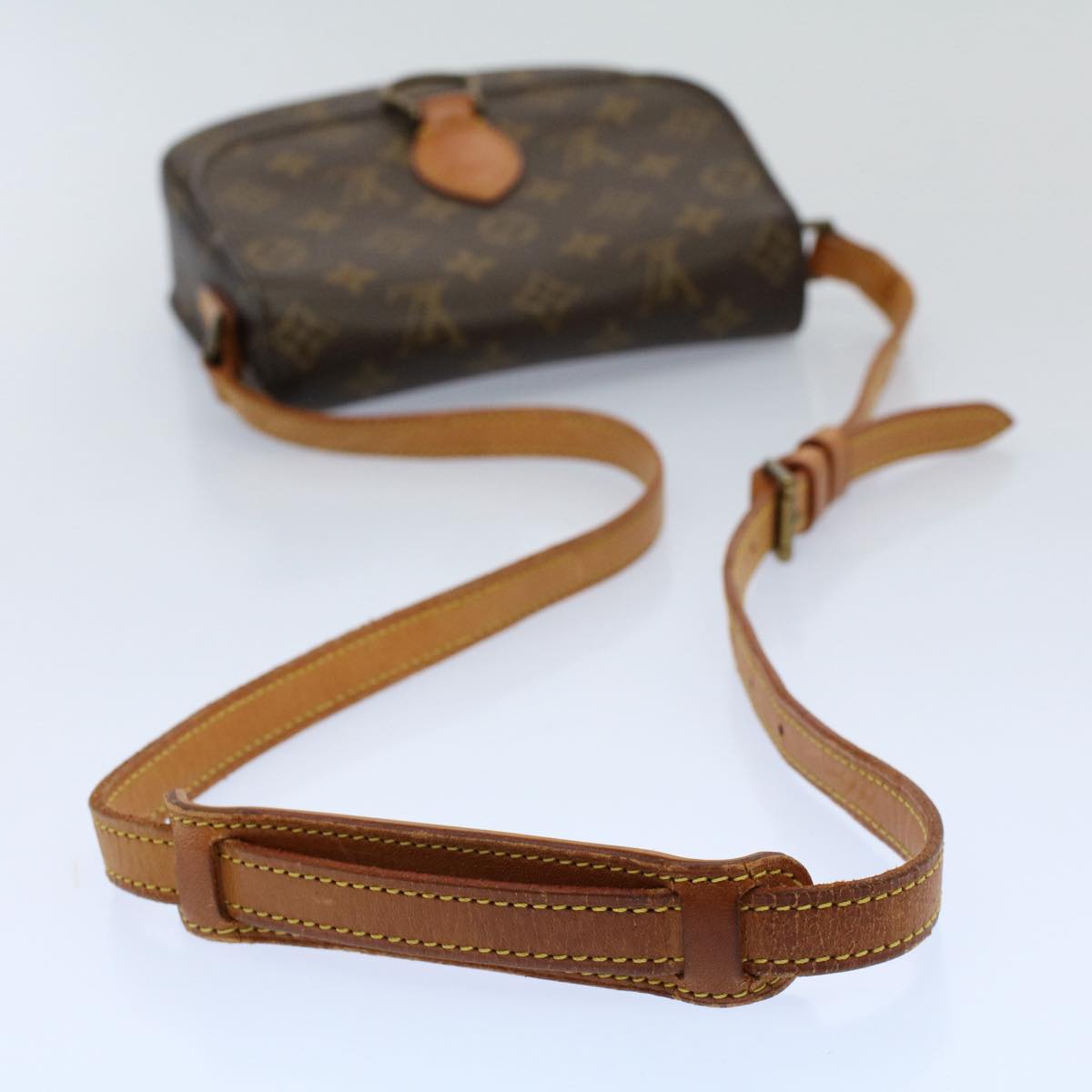 LOUIS VUITTON Monogram Saint Cloud MM Shoulder Bag M51243 LV bs8349