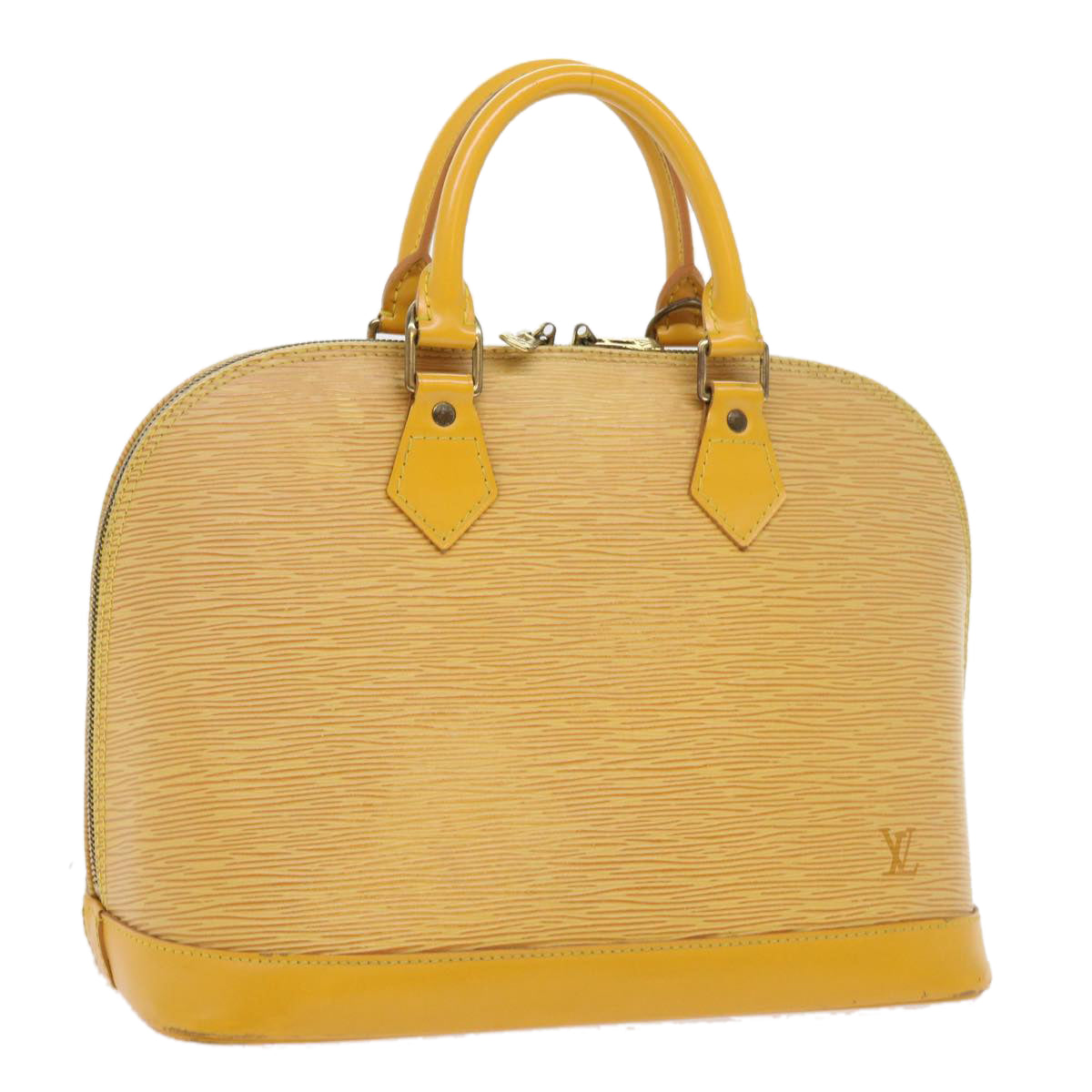 LOUIS VUITTON Epi Alma Hand Bag Tassili Yellow M52149 LV bs8356