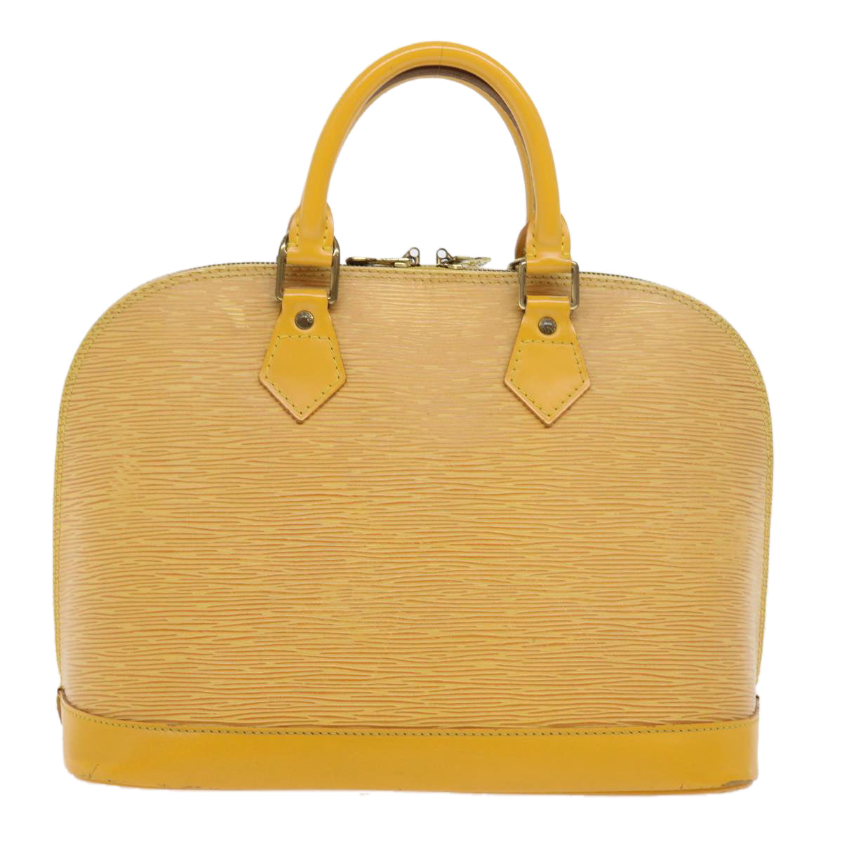 LOUIS VUITTON Epi Alma Hand Bag Tassili Yellow M52149 LV bs8356