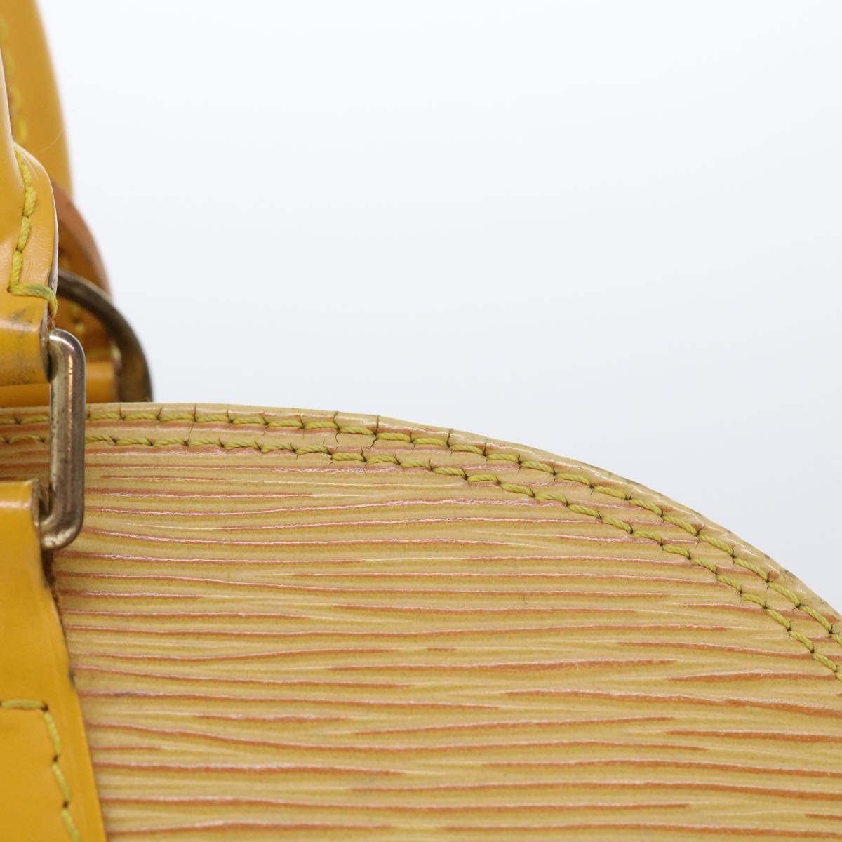 LOUIS VUITTON Epi Alma Hand Bag Tassili Yellow M52149 LV bs8356