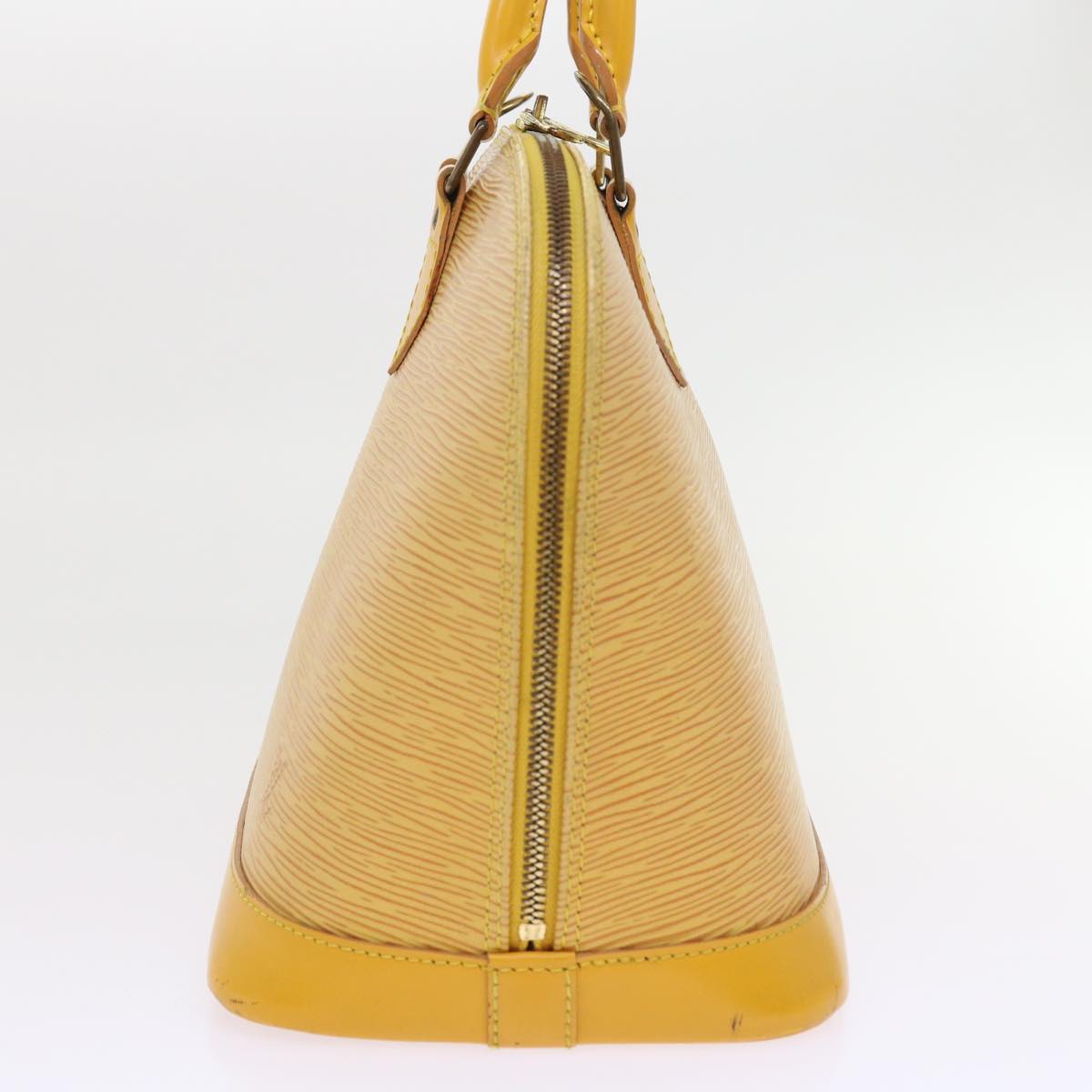 LOUIS VUITTON Epi Alma Hand Bag Tassili Yellow M52149 LV bs8356