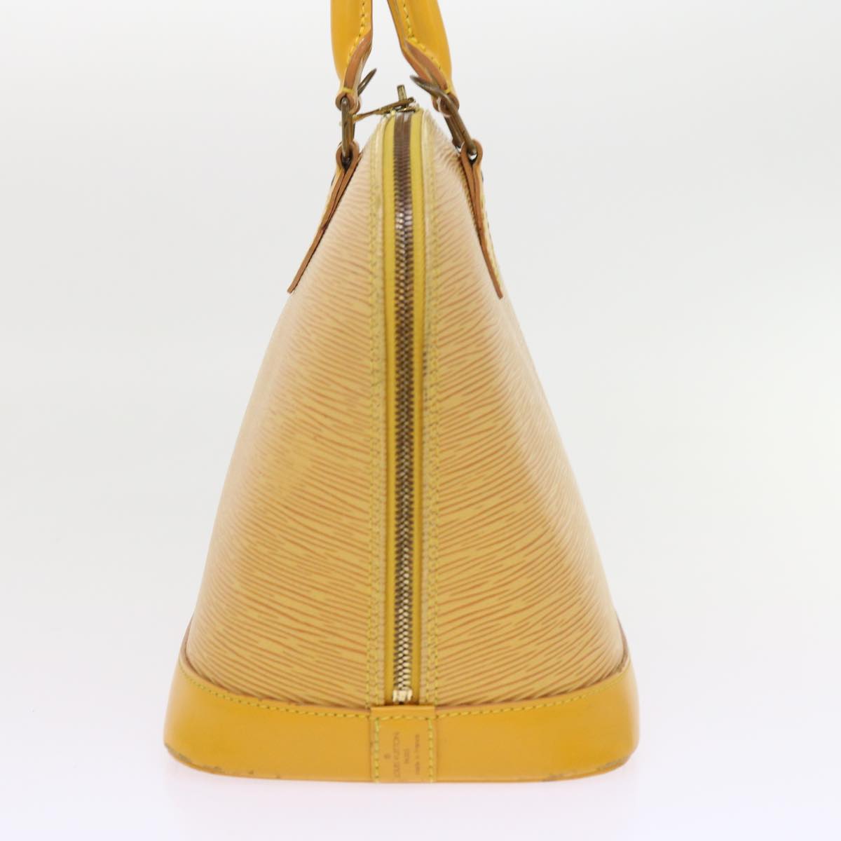 LOUIS VUITTON Epi Alma Hand Bag Tassili Yellow M52149 LV bs8356
