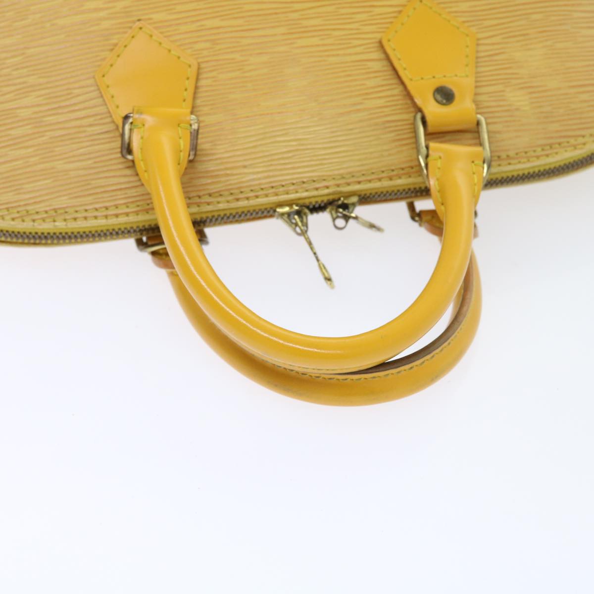 LOUIS VUITTON Epi Alma Hand Bag Tassili Yellow M52149 LV bs8356