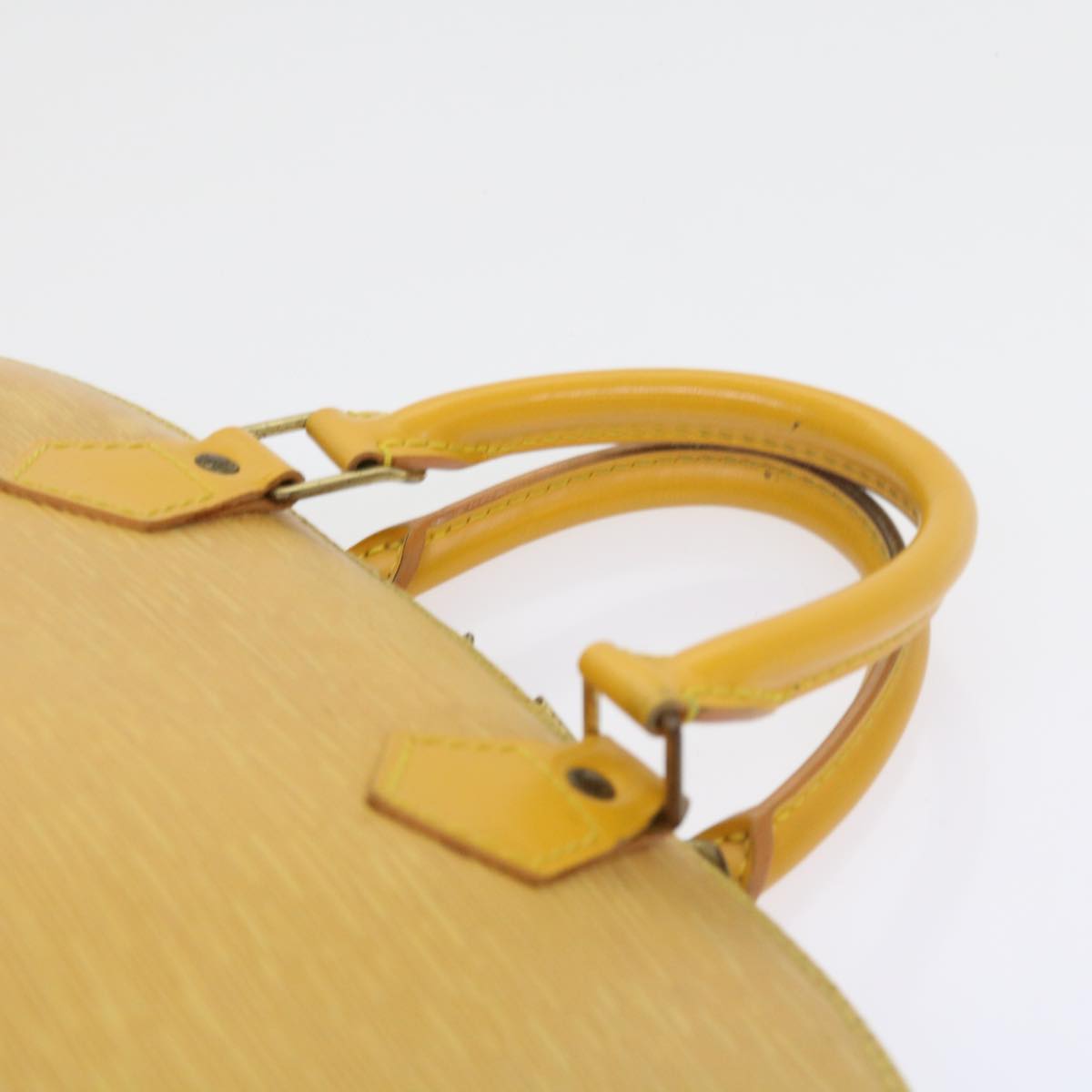 LOUIS VUITTON Epi Alma Hand Bag Tassili Yellow M52149 LV bs8356