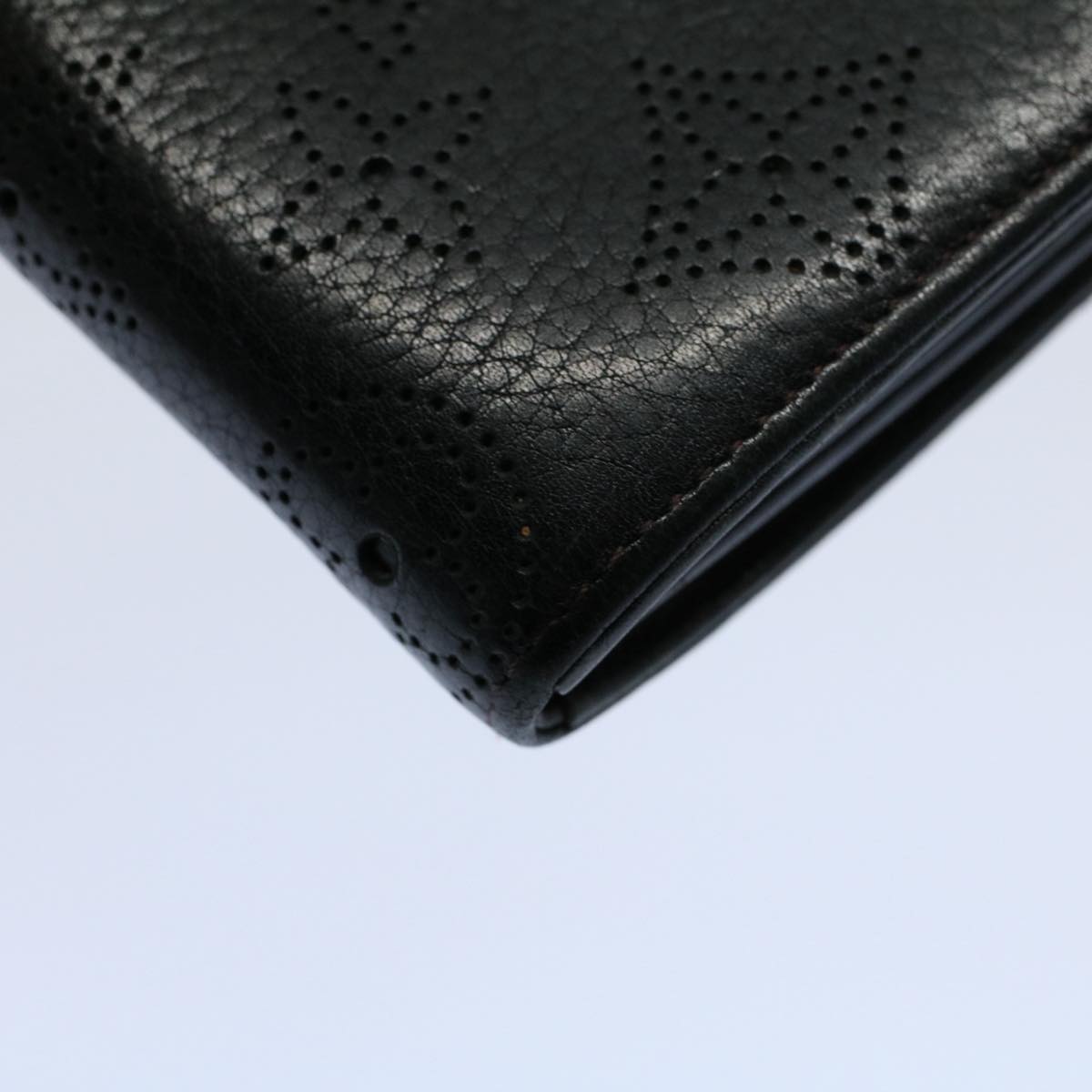 LOUIS VUITTON Mahina Portefeuille Amelia Long Wallet Black M95549 LV bs8357