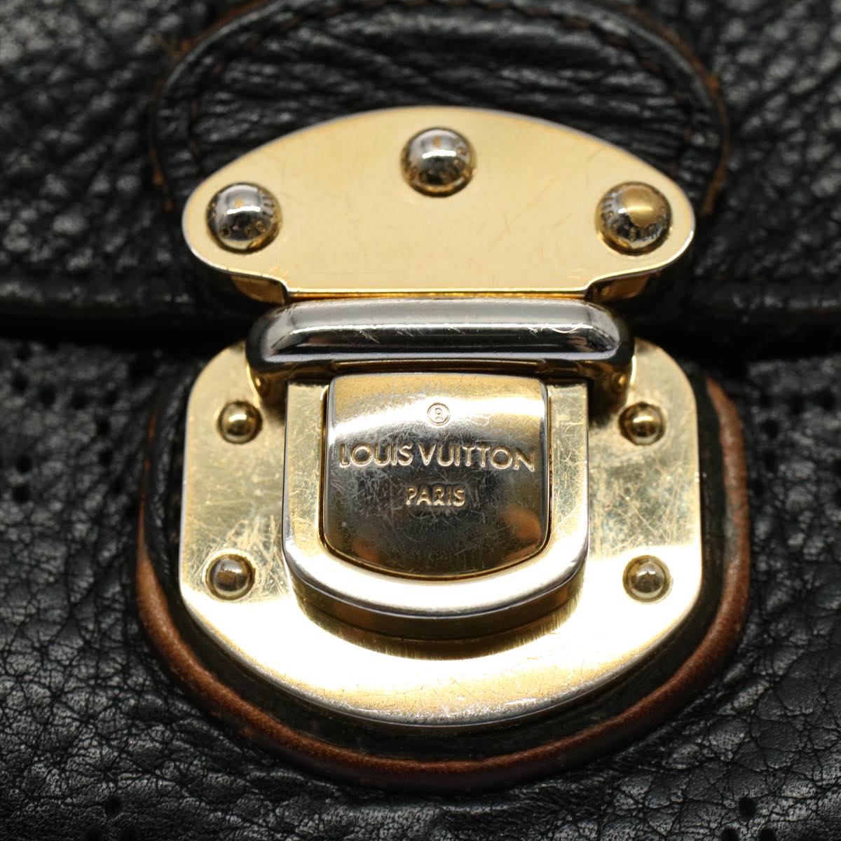 LOUIS VUITTON Mahina Portefeuille Amelia Long Wallet Black M95549 LV bs8357