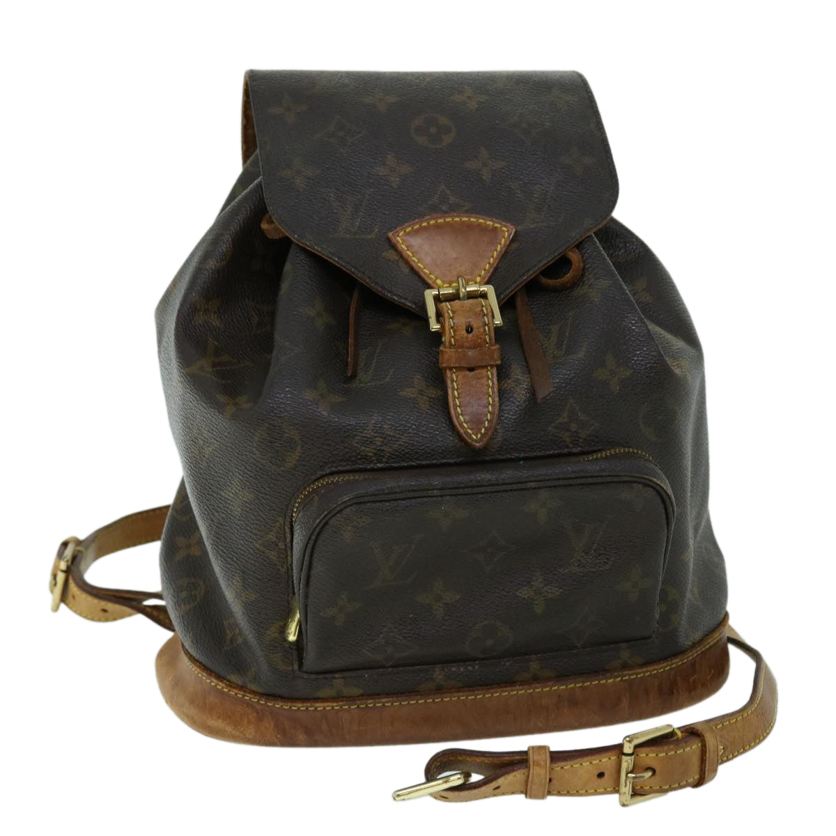 LOUIS VUITTON Monogram Montsouris MM Backpack M51136 LV bs8369