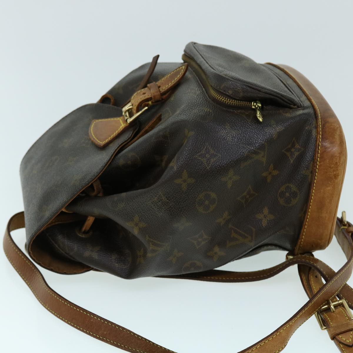LOUIS VUITTON Monogram Montsouris MM Backpack M51136 LV bs8369