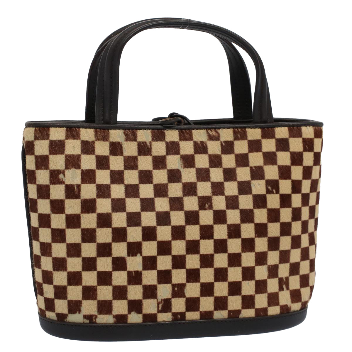 LOUIS VUITTON Damie Sovage Impala Hand Bag Brown M92133 LV bs8374