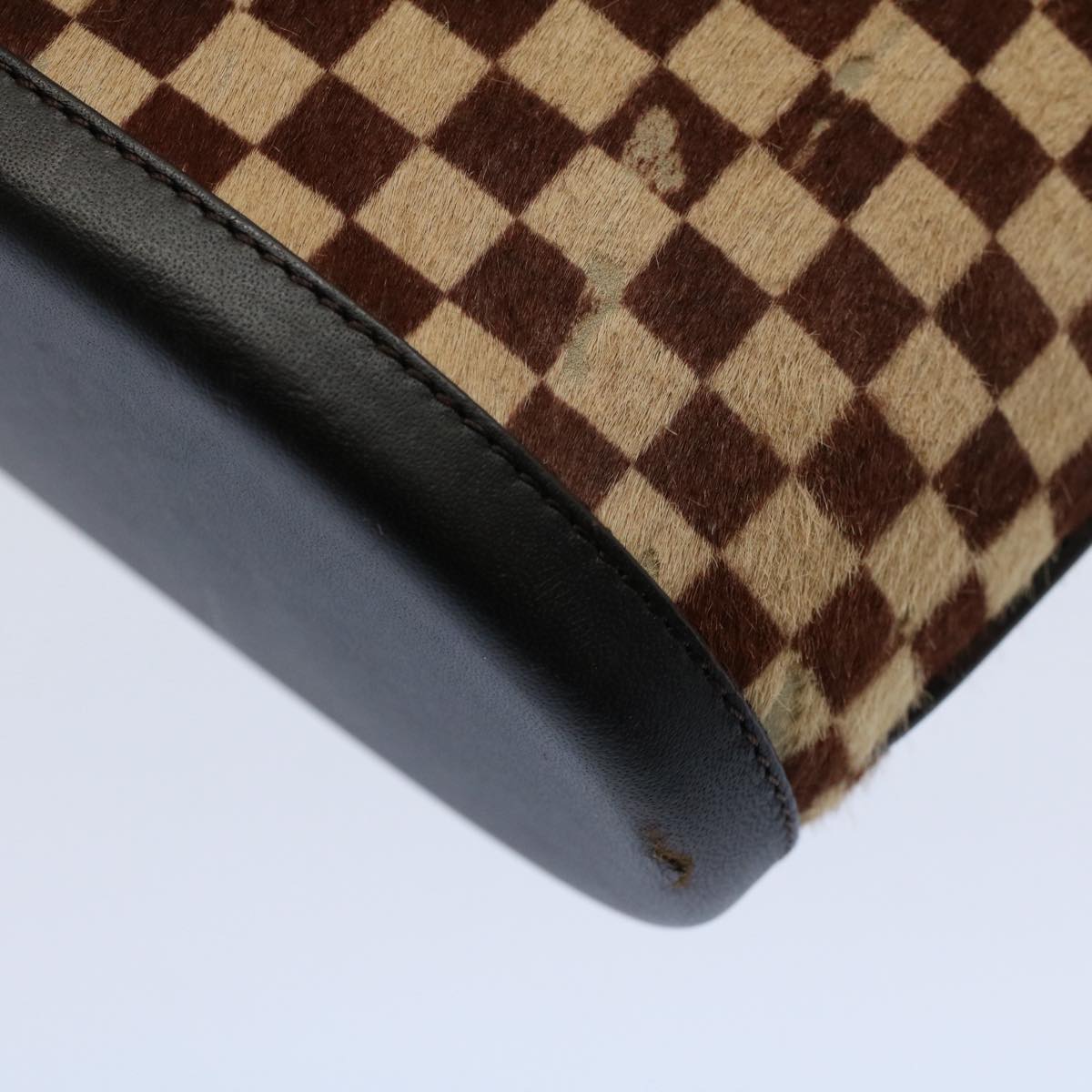 LOUIS VUITTON Damie Sovage Impala Hand Bag Brown M92133 LV bs8374
