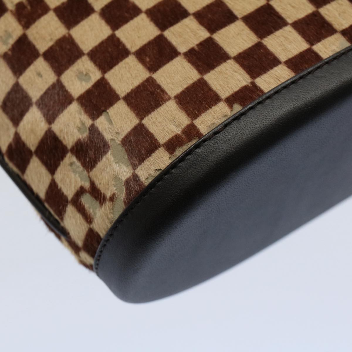 LOUIS VUITTON Damie Sovage Impala Hand Bag Brown M92133 LV bs8374