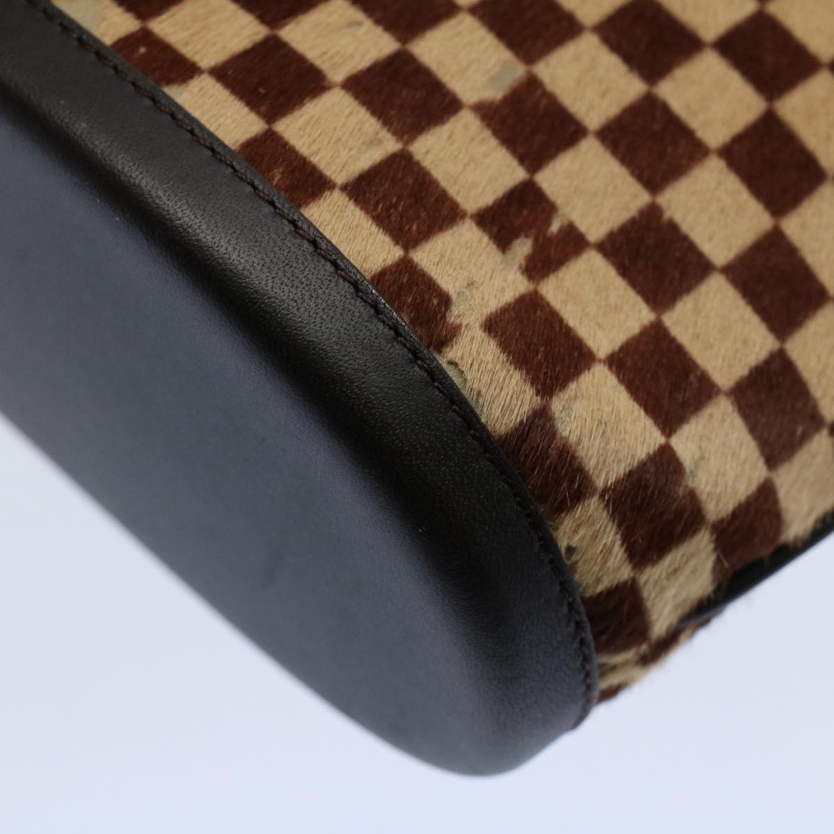 LOUIS VUITTON Damie Sovage Impala Hand Bag Brown M92133 LV bs8374