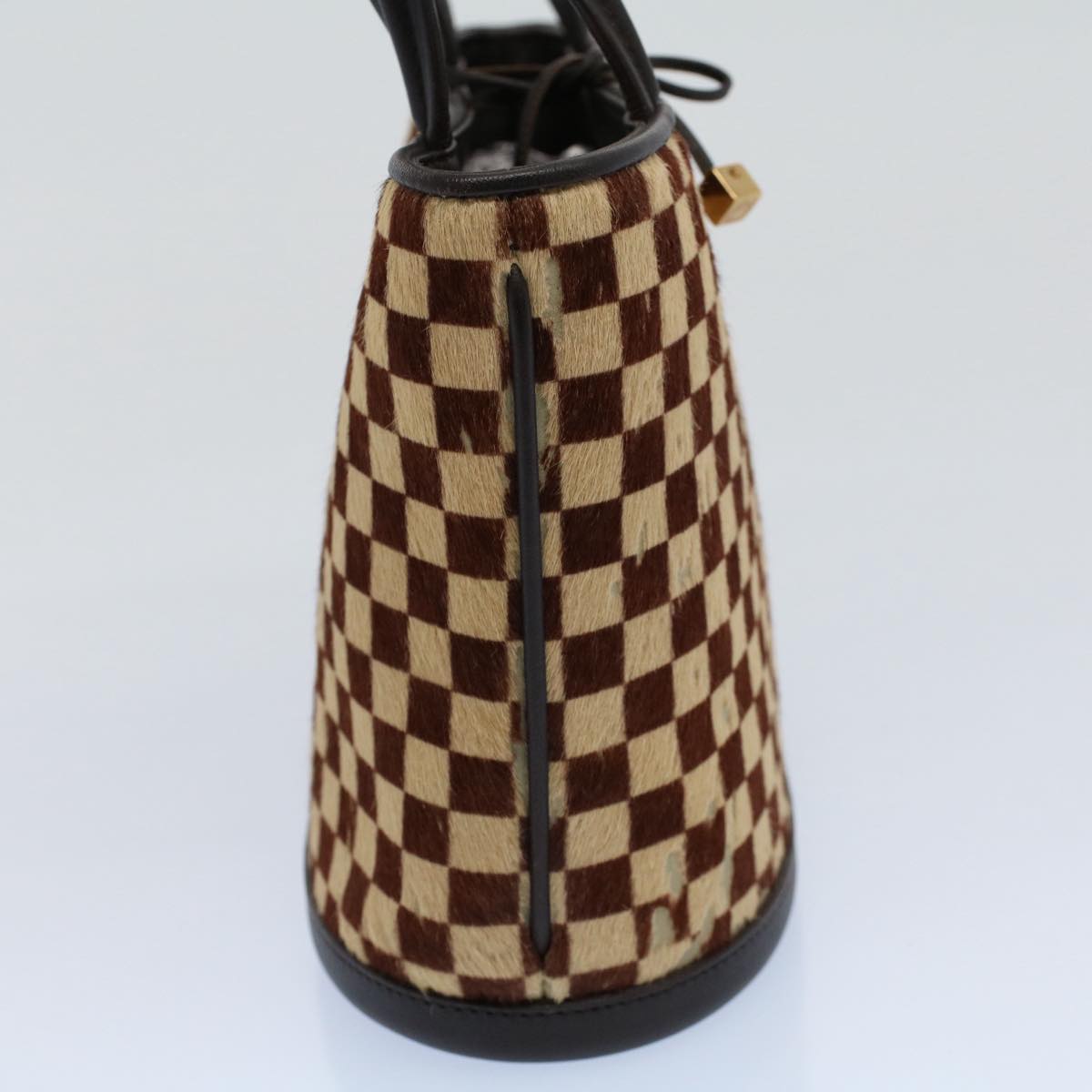 LOUIS VUITTON Damie Sovage Impala Hand Bag Brown M92133 LV bs8374
