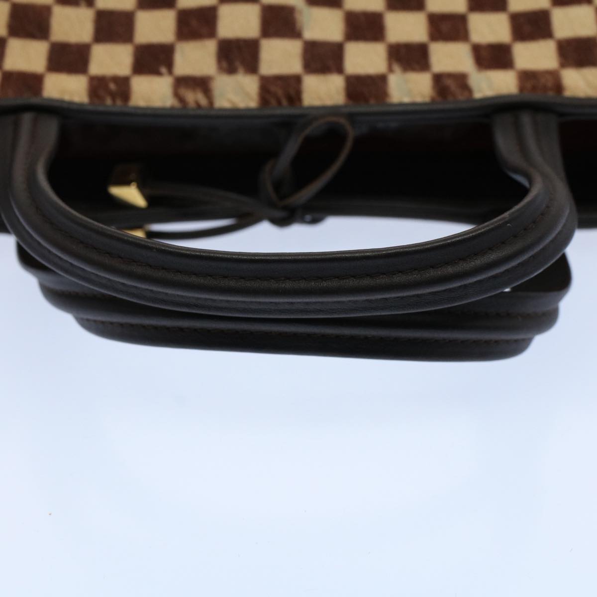 LOUIS VUITTON Damie Sovage Impala Hand Bag Brown M92133 LV bs8374