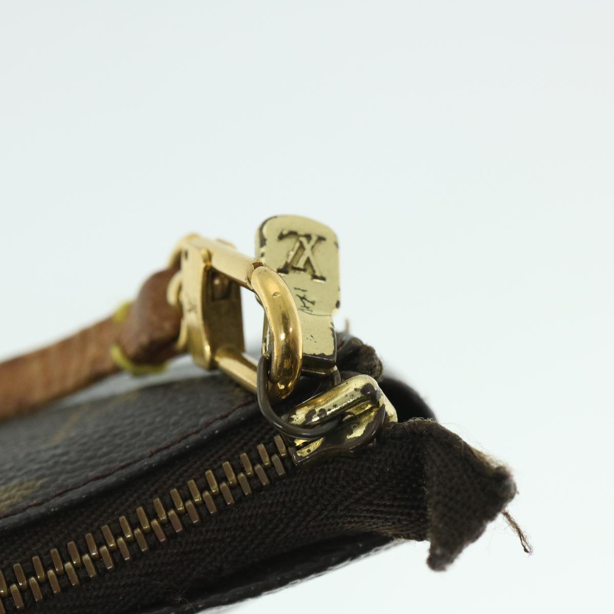LOUIS VUITTON Monogram Pochette Accessoires Pouch M51980 LV bs8375