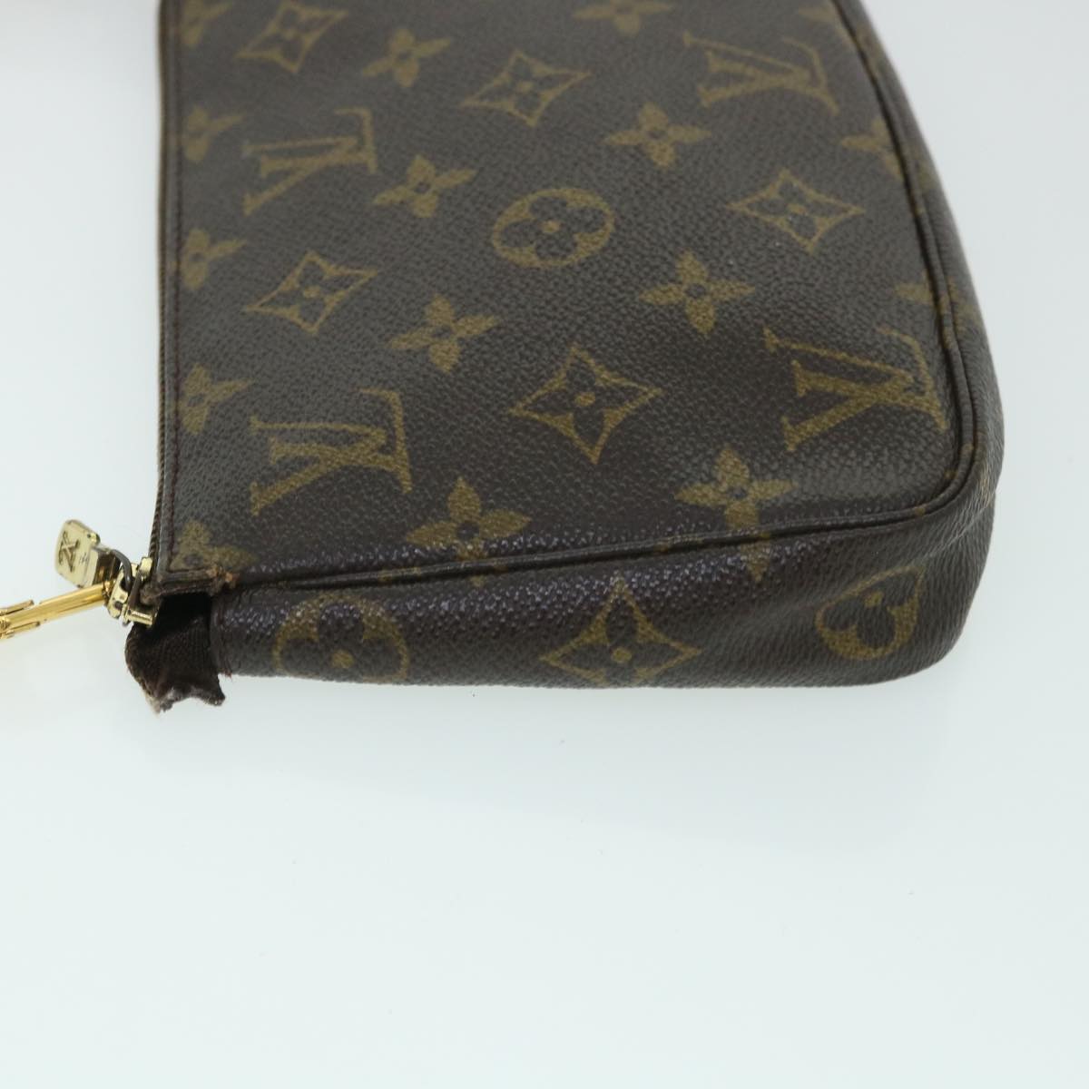 LOUIS VUITTON Monogram Pochette Accessoires Pouch M51980 LV bs8375