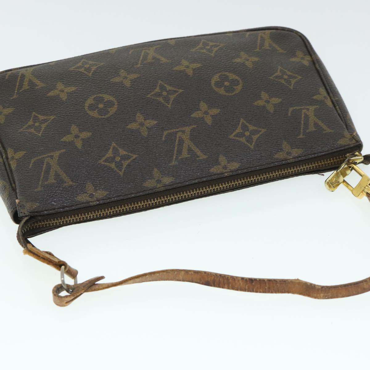 LOUIS VUITTON Monogram Pochette Accessoires Pouch M51980 LV bs8375