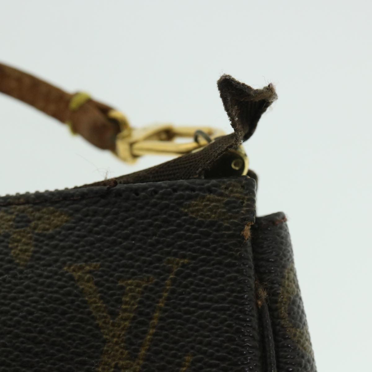 LOUIS VUITTON Monogram Pochette Accessoires Pouch M51980 LV bs8375
