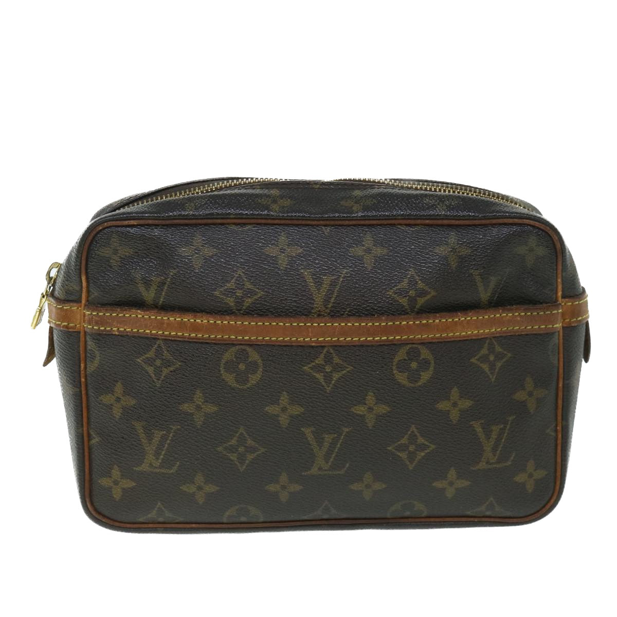 LOUIS VUITTON Monogram Compiegne 23 Clutch Bag M51847 LV bs8378