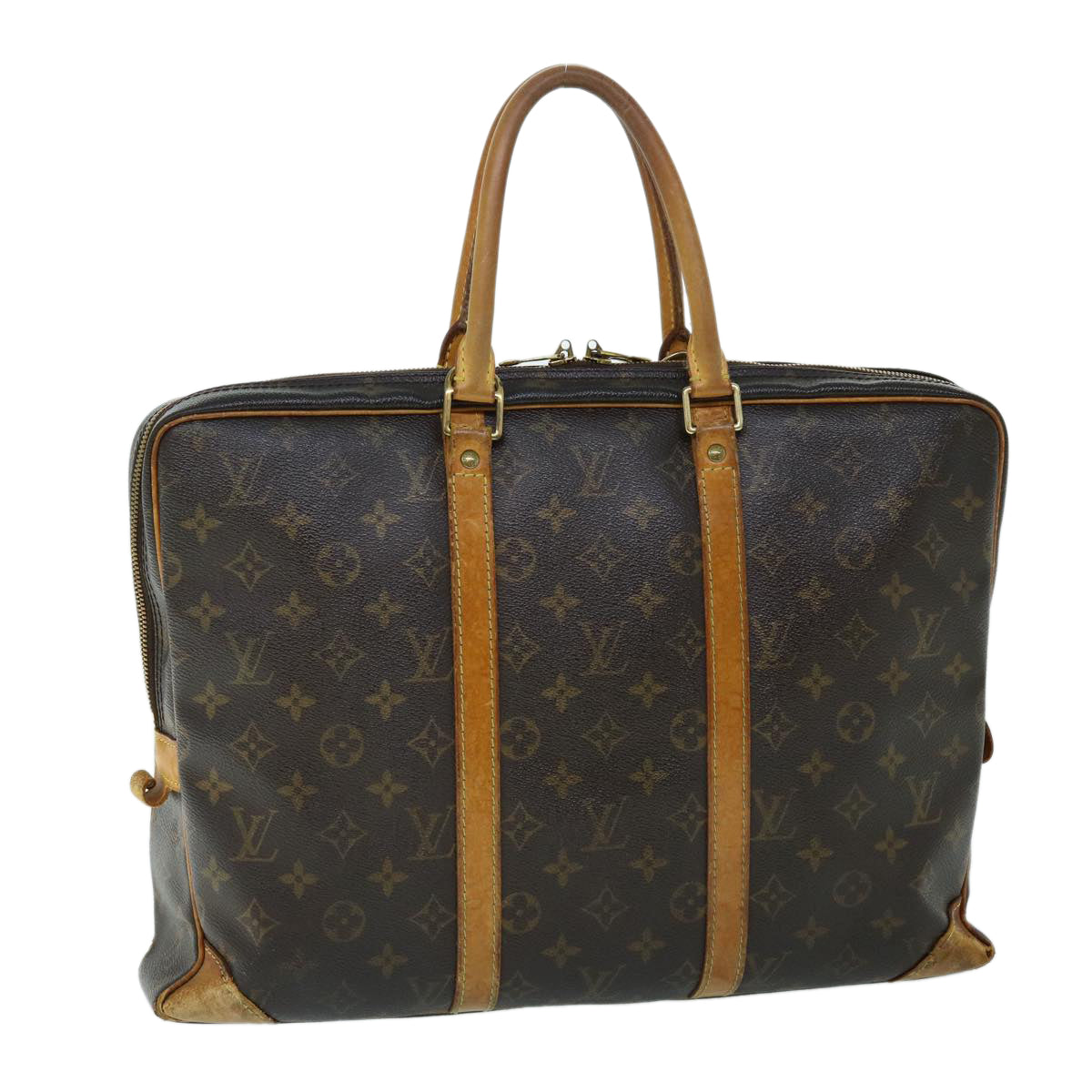 LOUIS VUITTON Monogram Porte Documents Voyage Business Bag M52005 LV bs8380
