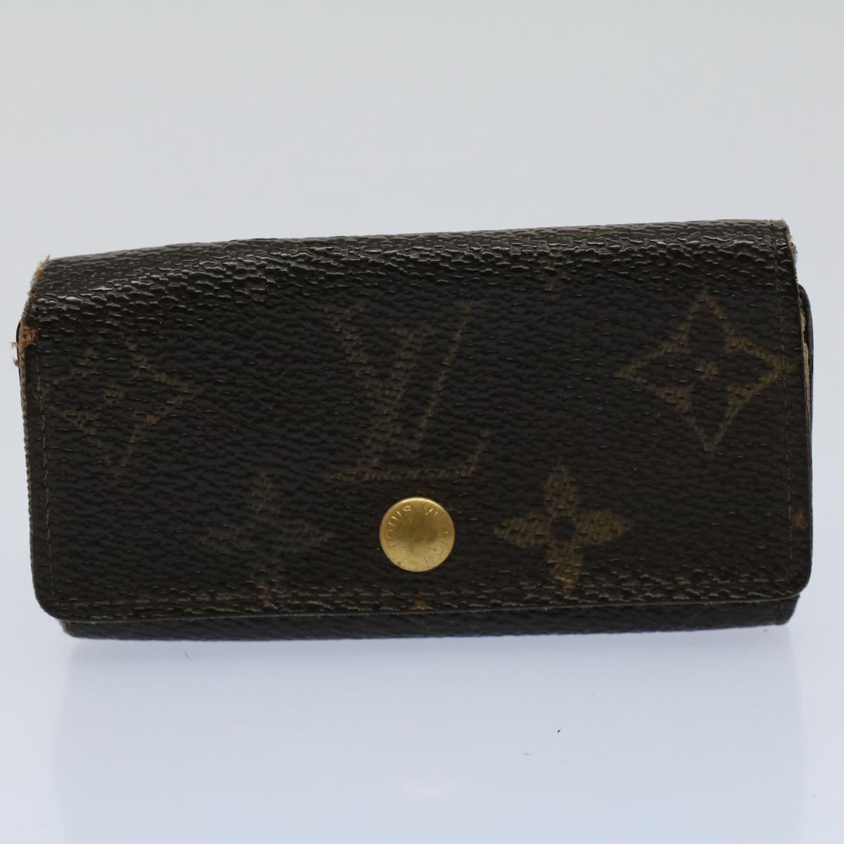 LOUIS VUITTON Monogram Clutch Bag Key Case 4Set LV bs8417