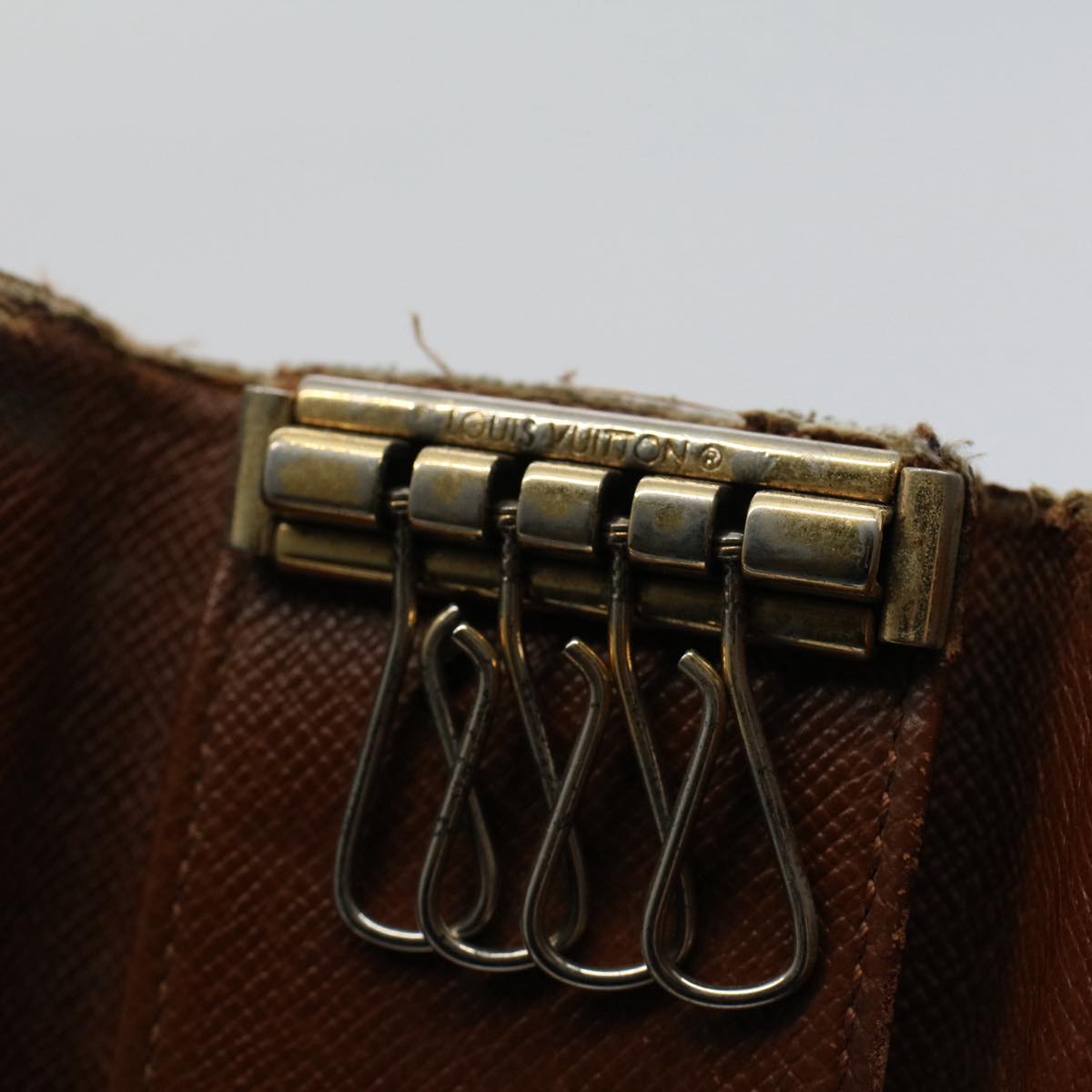 LOUIS VUITTON Monogram Clutch Bag Key Case 4Set LV bs8417