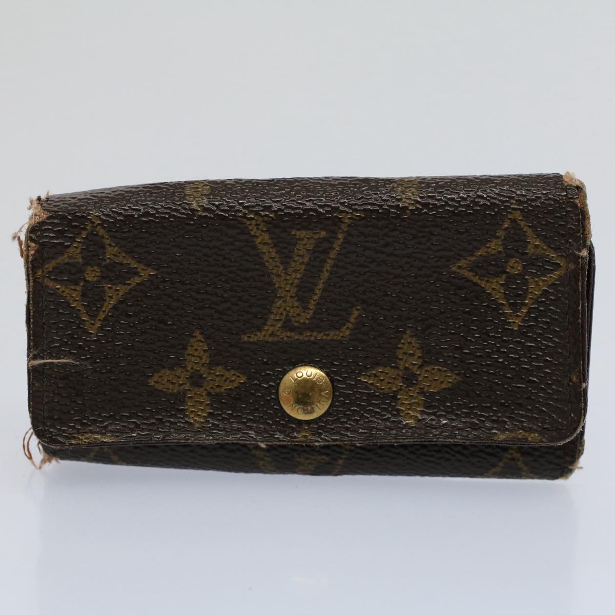 LOUIS VUITTON Monogram Clutch Bag Key Case 4Set LV bs8417