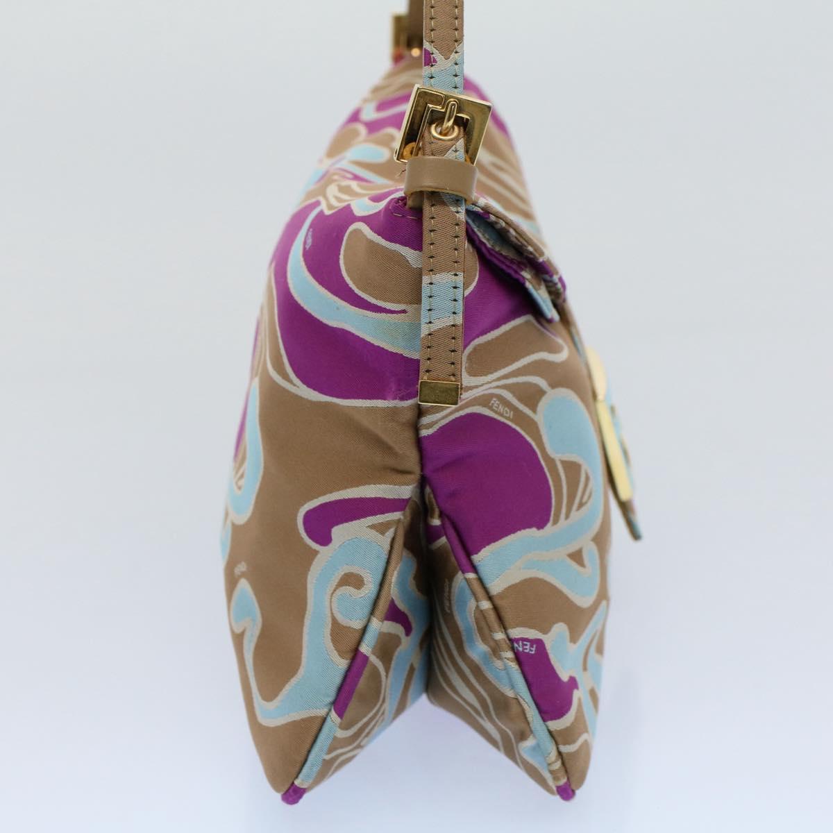 Luxury FendiMamma Baguette Shoulder Bag Canvas Multicolor 2305 26796 018bs8434