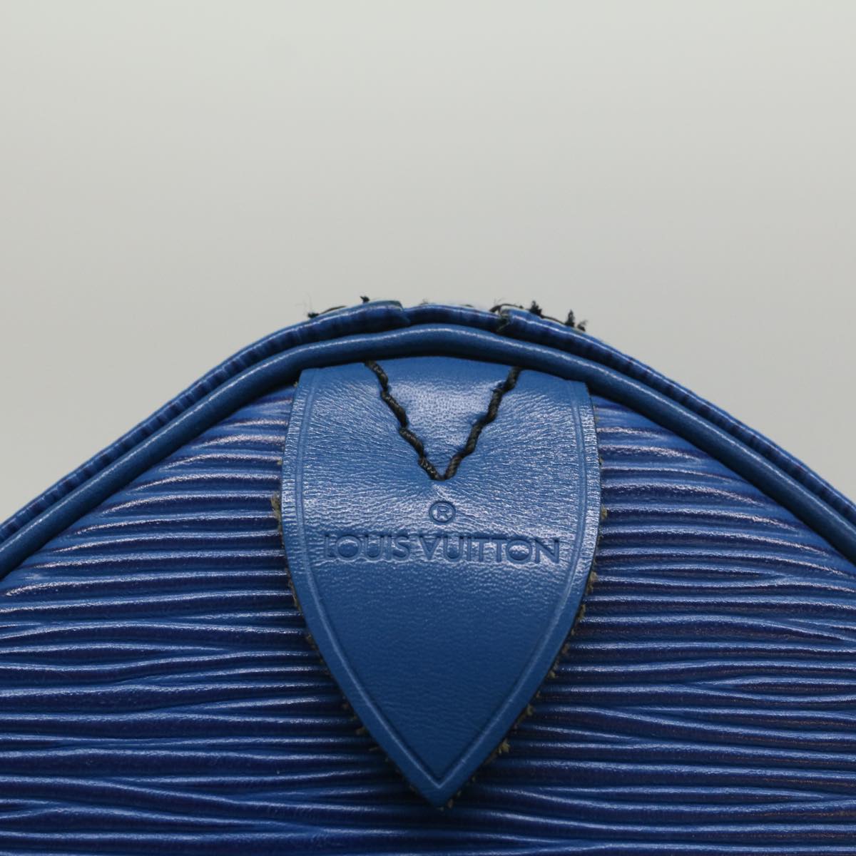 LOUIS VUITTON Epi Speedy 35 Hand Bag Toledo Blue M42995 LV bs8442