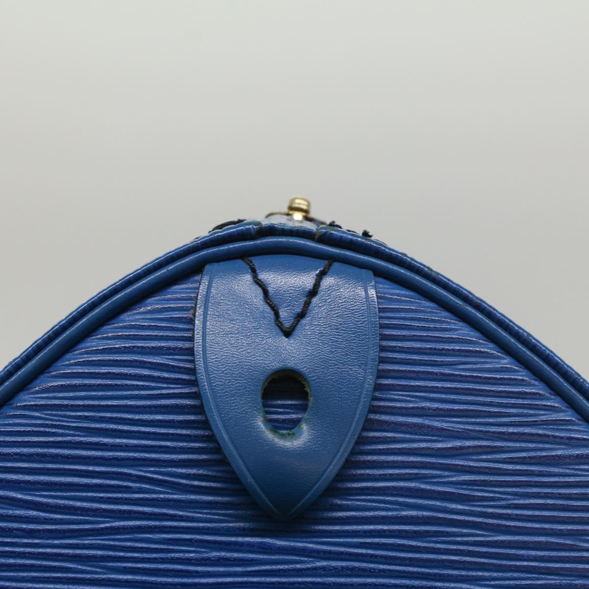 LOUIS VUITTON Epi Speedy 35 Hand Bag Toledo Blue M42995 LV bs8442