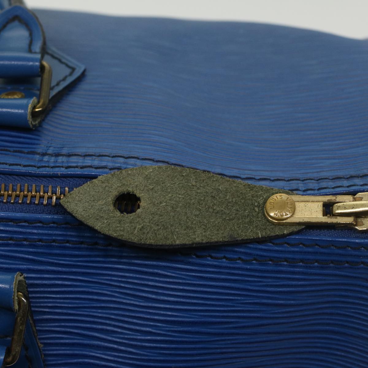 LOUIS VUITTON Epi Speedy 35 Hand Bag Toledo Blue M42995 LV bs8442