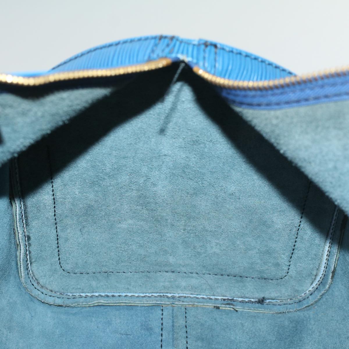 LOUIS VUITTON Epi Speedy 35 Hand Bag Toledo Blue M42995 LV bs8442