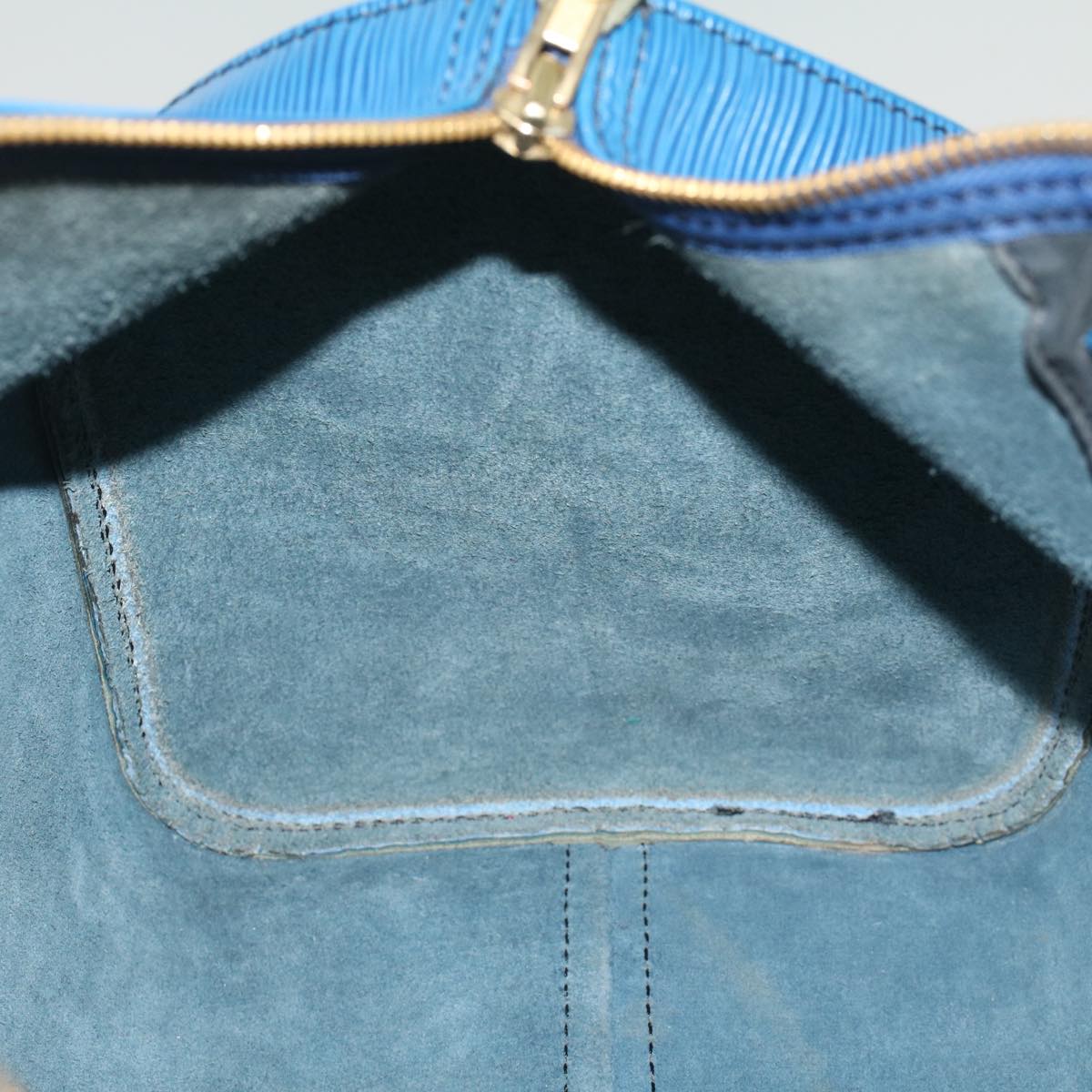 LOUIS VUITTON Epi Speedy 35 Hand Bag Toledo Blue M42995 LV bs8442