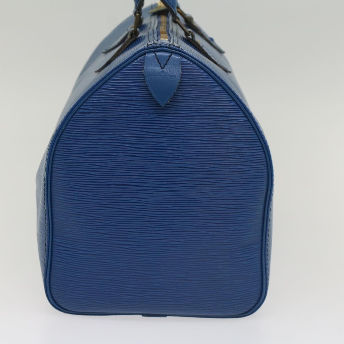 LOUIS VUITTON Epi Speedy 35 Hand Bag Toledo Blue M42995 LV bs8442