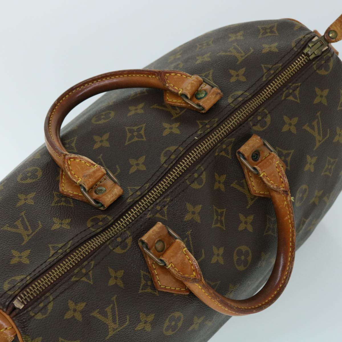 LOUIS VUITTON Monogram Speedy 35 Hand Bag M41524 LV bs8445