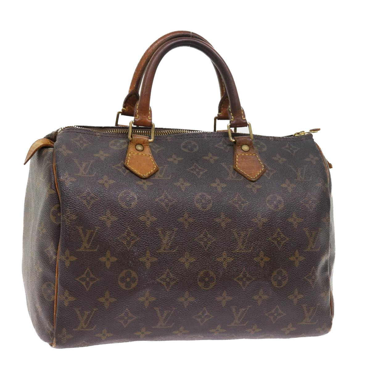 LOUIS VUITTON Monogram Speedy 30 Hand Bag M41526 LV bs8459