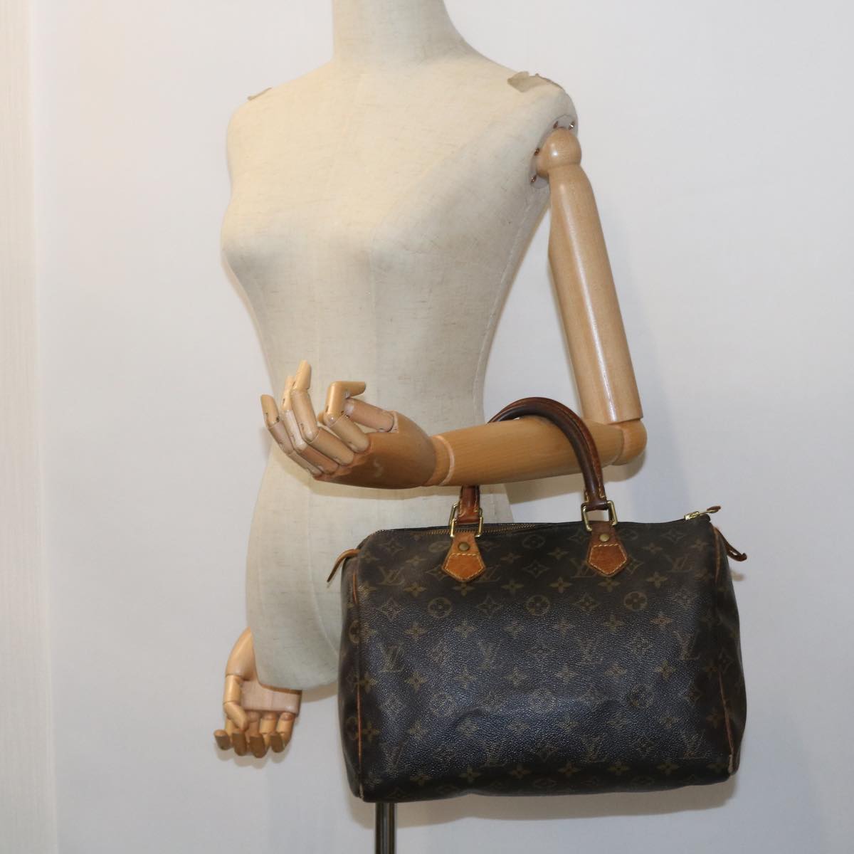 LOUIS VUITTON Monogram Speedy 30 Hand Bag M41526 LV bs8459