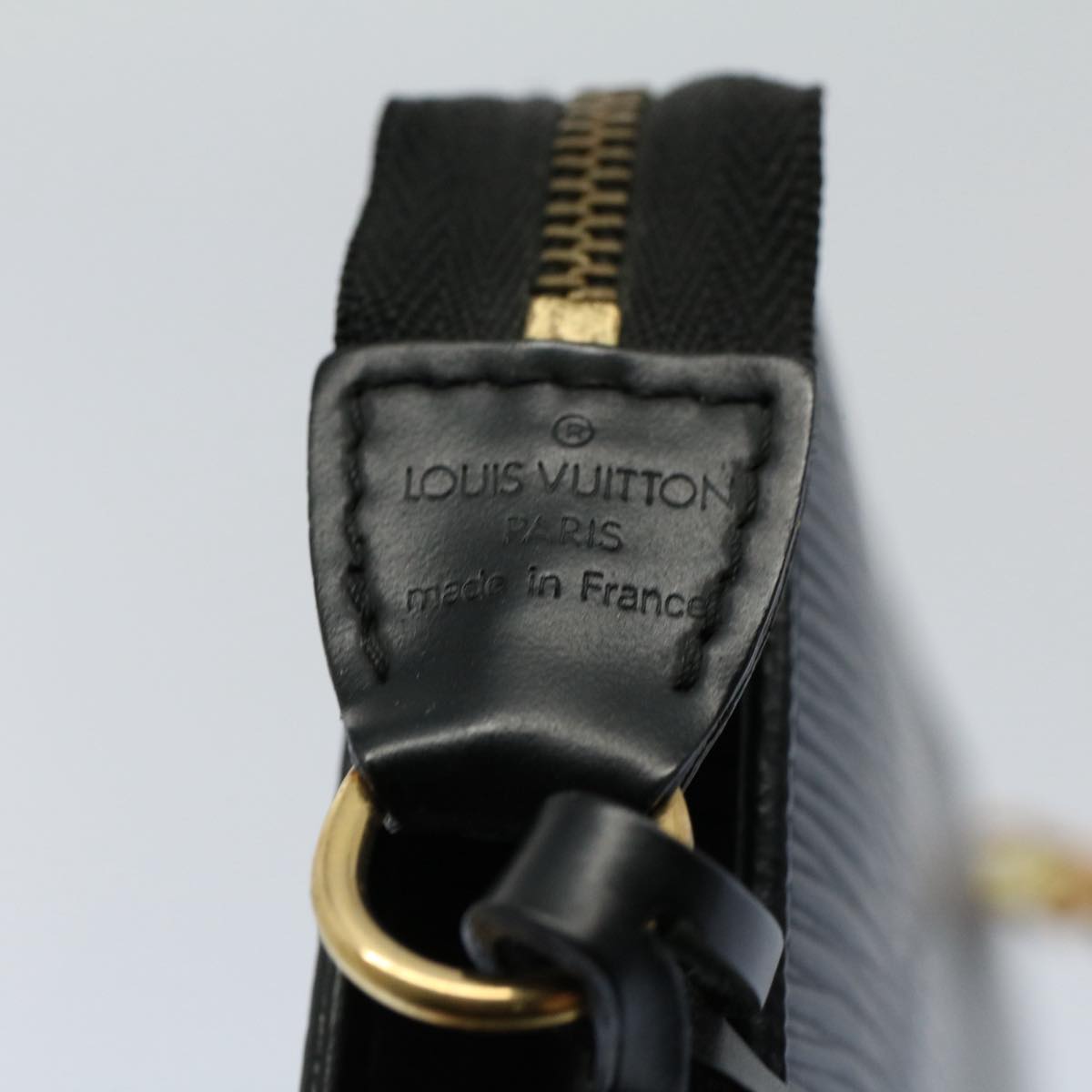LOUIS VUITTON Epi Pochette Accessoires Accessory Pouch Black M52982 bs8460