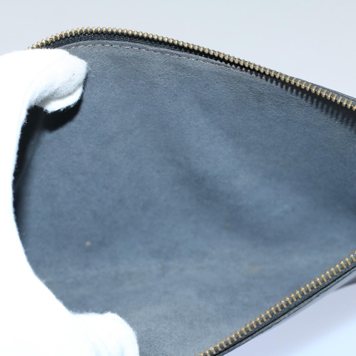 LOUIS VUITTON Epi Pochette Accessoires Accessory Pouch Black M52982 bs8460