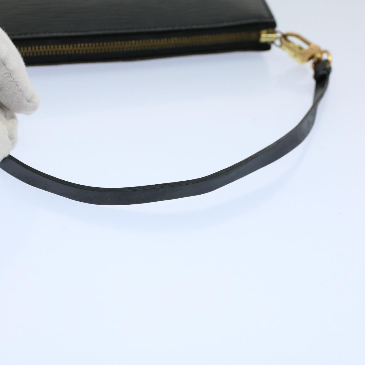 LOUIS VUITTON Epi Pochette Accessoires Accessory Pouch Black M52982 bs8460
