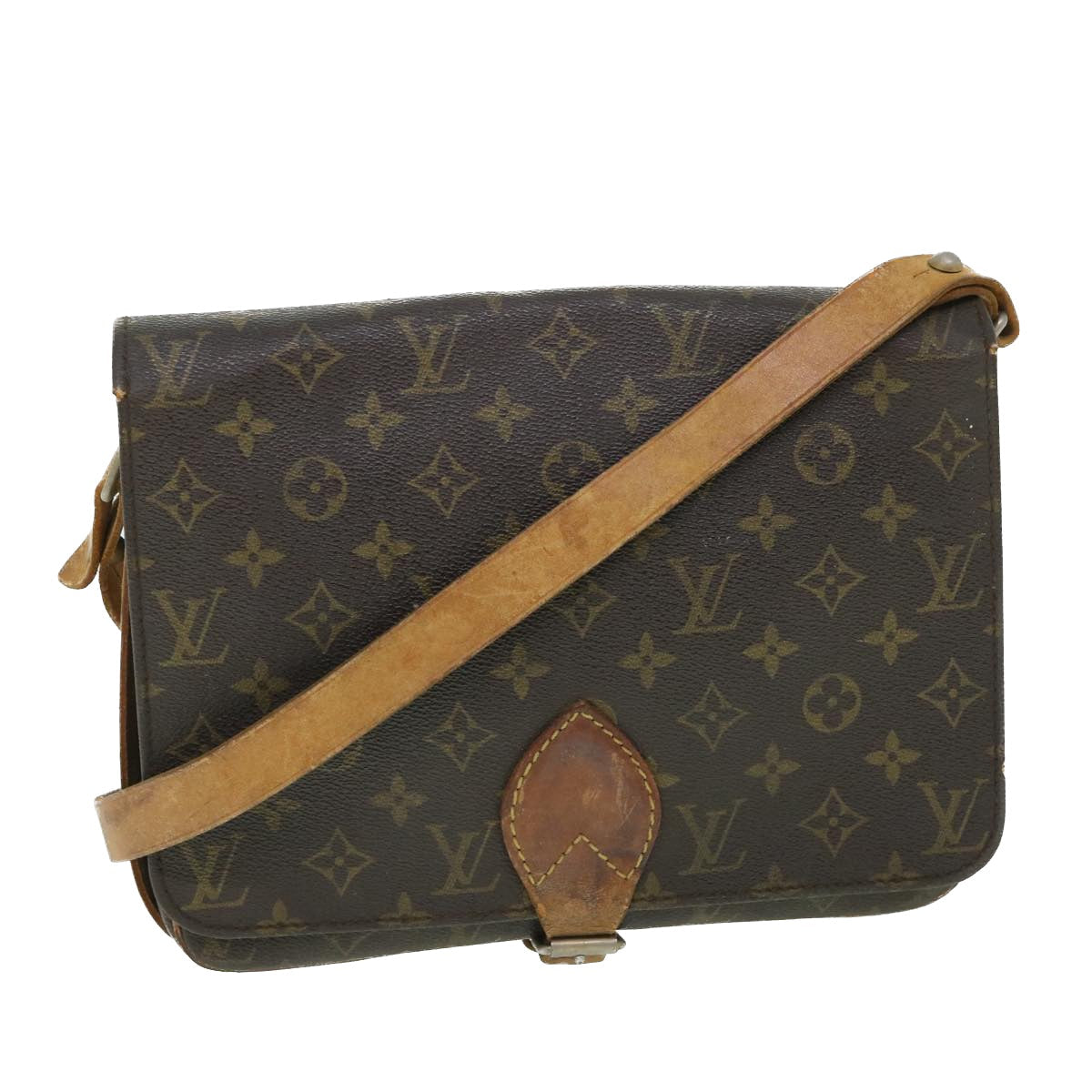 LOUIS VUITTON Monogram Cartouchiere GM Shoulder Bag M51252 LV bs8462
