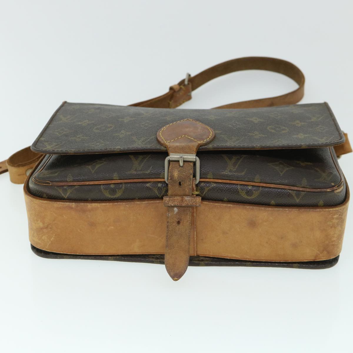 LOUIS VUITTON Monogram Cartouchiere GM Shoulder Bag M51252 LV bs8462