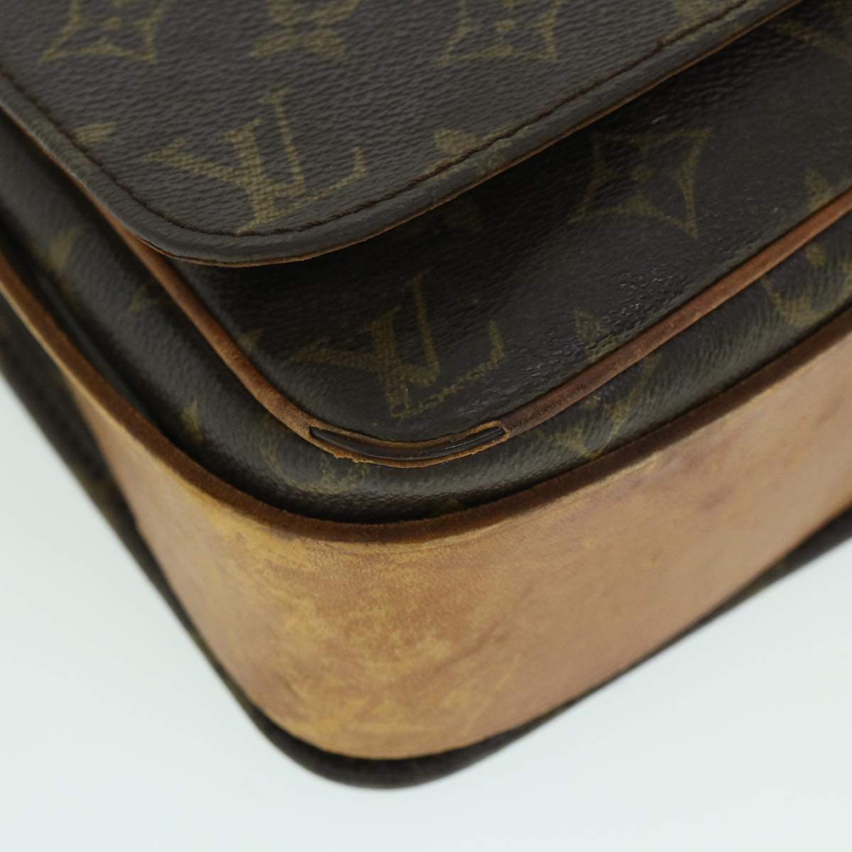 LOUIS VUITTON Monogram Cartouchiere GM Shoulder Bag M51252 LV bs8462