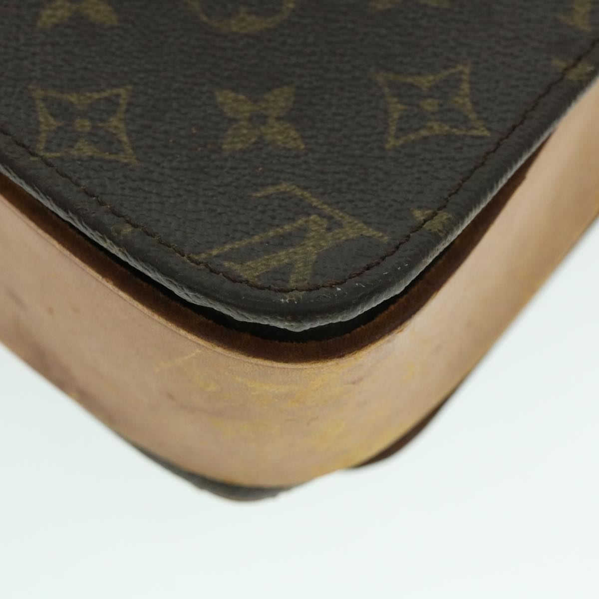 LOUIS VUITTON Monogram Cartouchiere GM Shoulder Bag M51252 LV bs8462