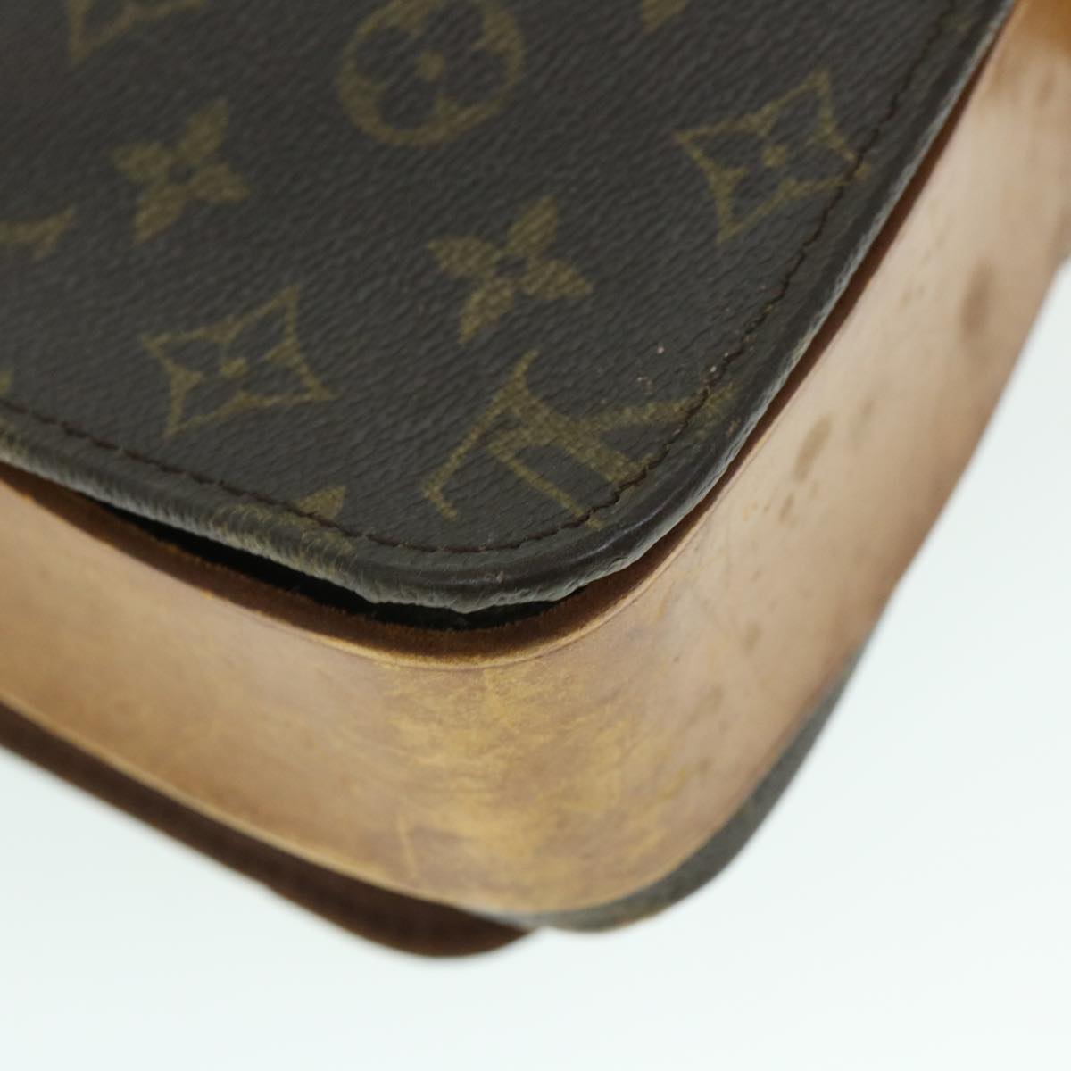 LOUIS VUITTON Monogram Cartouchiere GM Shoulder Bag M51252 LV bs8462